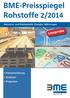 BME-Preisspiegel Rohstoffe 2/2014