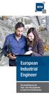European Industrial Engineer. Top-Qualifizierung für Fach- und Führungskräfte in Zeiten der Globalisierung