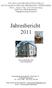 Jahresbericht 2011. Dietrich-Bonhoeffer-Haus in Bad Mergentheim