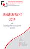 JAHRESBERICHT 2014. der Psychologischen Beratungsstelle Sinsheim PSYCHOLOGISCHE BERATUNGSSTELLE