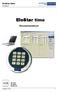 EloStar time Handbuch. time. EloStar. Benutzerhandbuch. EN 1300 M 102301 Klasse 2/B. Version 1.02 1