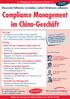 Compliance Management im China-Geschäft