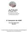 27. Symposium der AGNP 05. bis 08. Oktober 2011 München