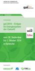 vom 30. September bis 1. Oktober 2014 in Karlsruhe