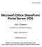 Microsoft Office SharePoint Portal Server 2003