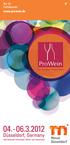 www.prowein.de To Another Great Year