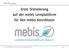 Lernplattform Erste Orientierung auf der mebis Lernplattform für den mebis-koordinator