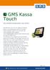 GMS Kassa Touch. Das schärfste Kassensystem aller Zeiten!