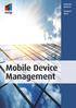 Inhaltsverzeichnis. Mobile Device Management 11 Vorwort und Einleitung 11