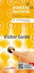 18. 20. Februar 2015. in Dortmund. Visitor Guide. Neu: elektrotechnik Messe-App jetzt herunterladen!