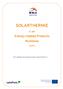 SOLARTHERMIE. Energy-related Products Richtlinie. in der. (ErP) ErP-Leitfaden des Bundesverband Solarwirtschaft e.v.