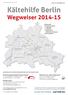 Kältehilfe Berlin Wegweiser 2014-15