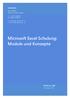 Microsoft Excel Schulung: Module und Konzepte
