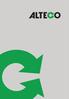 Alteco Informatik AG. Kompetenz schafft Vertrauen. Geschätzte Geschäftspartner
