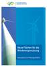Neue Flächen für die Windenergienutzung. Informationen zum Planungsverfahren