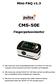 Mini-FAQ v1.3 CMS-50E. Fingerpulsoximeter