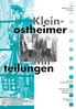Kleinostheimer. Mitteilungen. Nr. 03 Freitag, den 17.01.2014 59. Jahrgang. mit Amtsblatt der Gemeinde Kleinostheim