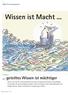 Titel Wissensmanagement. Wissen ist Macht... Titelthema