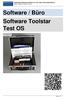 Software / Büro Software Toolstar Test OS