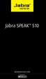 Jabra SPEAK 510 BEDIENUNGSANLEITUNG