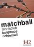 matchball 1-12 tennisclub burgmoos richterswil tcburgmoos.ch