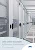 data center solutions Ihr Rechenzentrum von heute nach morgen Efficient Technology Management