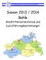 Saison 2013 / 2014 Bohle. Anschriftenverzeichnisse und Durchführungsbestimmungen