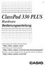 ClassPad 330 PLUS Hardware Bedienungsanleitung