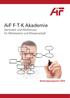 AiF F T K Akademie Seminare und Workshops für Mittelstand und Wissenschaft