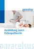 Ausbildung zum/r Osteopathen/in