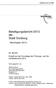 Beteiligungsbericht 2013 der Stadt Duisburg. 20. Bericht Erstellt auf der Grundlage der Prüfungs- und Geschäftsberichte