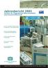 Jahresbericht 2003. Institut für Allgemeinen Maschinenbau und Kunststofftechnik