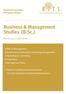 Business & Management Studies (B.Sc.)