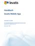 Handbuch levatis Mobile App