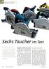 Sechs Taucher. im Test. Wir beleuchten die Bosch GKT. Maschine, Werkzeug & Co. Handkreissägen mit Tauchfunktion. Eine Handkreissäge ist oft