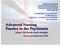 Advanced Nursing Practice. Practice in der Psychiatrie. Ideen für heute und morgen. Ullmann & Mattenklotz 2008