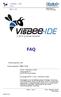 FAQ. VisBee - IDE FAQ 2011-11-21. Änderungsindex: 1.0. Änderungsdatum: 2011-11-21. Christ Elektronik GmbH. Alpenstraße 34 DE-87700 Memmingen