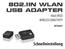 802.11N WLAN USB ADAPTER HIGH SPEED WIRELESS CONECTIVITY