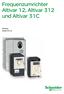 Frequenzumrichter Altivar 12, Altivar 312 und Altivar 31C. Katalog ZXKR12312