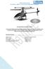 Bedienungsanleitung R/C Rayline R868 2.4 GHz 4-Kanal Single Blade Helikopter