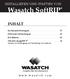 INSTALLIEREN UND STARTEN VON. Wasatch SoftRIP