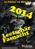 03. Februar - 04. März 2014. Leetschär Fasnacht. www.loetschental.ch/kultur