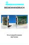 BEDIENHANDBUCH PCI zu CompactPCI-Umsetzer R&S TS-PSC0