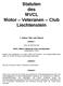 Statuten des MVCL Motor Veteranen Club Liechtenstein