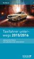 Bordbuch 2015/2016. Taxifahrer unterwegs. Jahrbuch für Fahrer und selbstfahrende Unternehmer