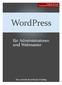WordPress-Handbuch für Administratoren