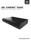 JBL CINEMA BASE Heimkino 2.2 All-in-One Soundbase für TV-Geräte