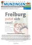 Freiburg putzt sich raus (auch Munzingen)!