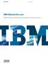 IBM Software. Cross industry. IBM Blueworks Live. Einfache Modellierung, Dokumentation und Abwicklung von Prozessen in der Cloud