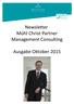 Newsletter Mühl Christ Partner Management Consulting